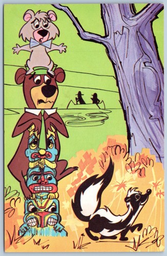 Cartolina yogi bear boo - yogi, &