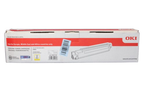 Oki 43837129 toner giallo b - oki,