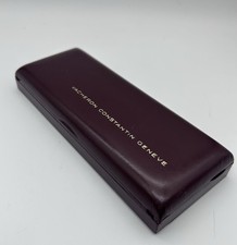 Rara scatola di presentazione originale vintage Vacheron Constantin Geneve Borgogna