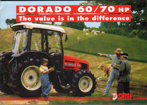 Scheda brochure trattore - , same