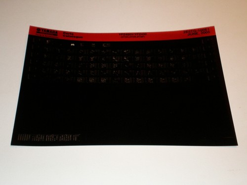 Microfiche catalogo ricambi - catalogo,