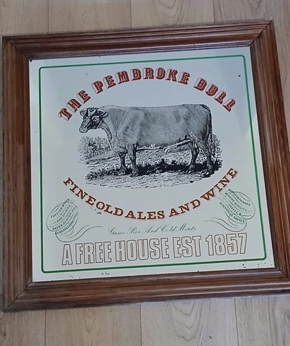 Specchio pubblicitario vintage