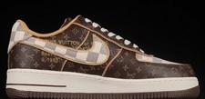Nike Air Force 1 '07 Low retro LV marrone Taglia 40 41 42 43 44 45 reso gratis