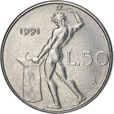 Italy 50 Lire Coin | Libertine