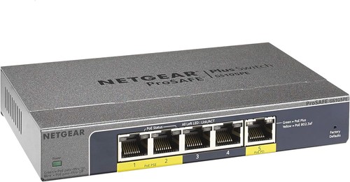 Netgear gs105pe100eus switch - gs105pe100eus, 5
