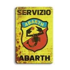 Targa abarth servizio car