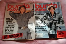 Burda Moden rivista annata 1987 con cartamodelli istruzioni in ITA Moda Vintage