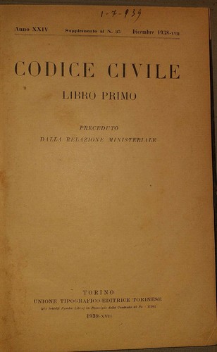 Codice civile libro primo - , utet