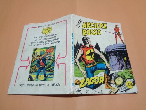 Zagor scritta rossa 61 - zagor,