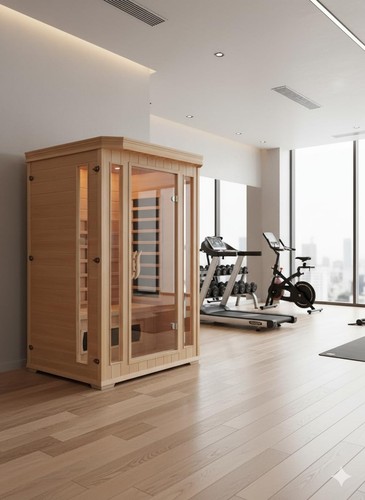 Sauna infrarossi concept - infrarossi,