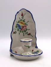 Portacandele in maiolica