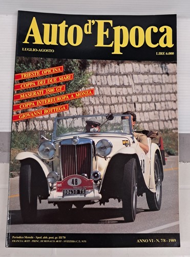 Auto epoca luglio agosto - d'epoca, luglio-agosto