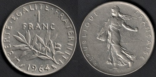 Francia franc 1964 - 1,