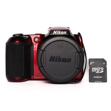 Nikon CoolPix L810 16,1 megapixel fotocamera digitale - rosso - PERFETTAMENTE FUNZIONANTE