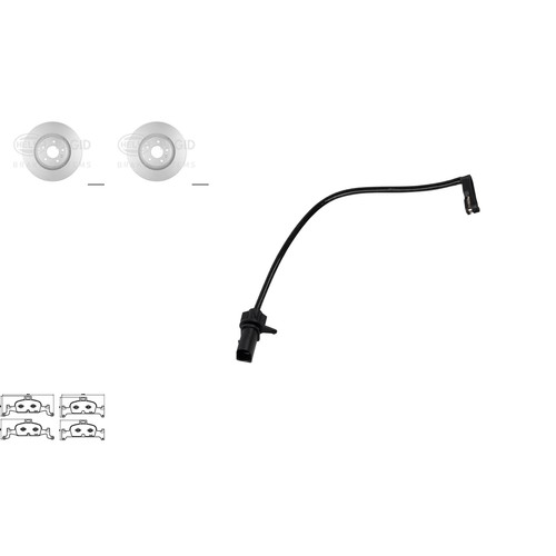 Hella dischi freno pastiglie - freno, +