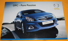 Opel OPC 2007 Prospekt Brochure Catalogo Corsa Astra Zafira Meriva eccellente