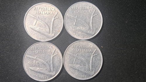 Italia 4 monete da - -,