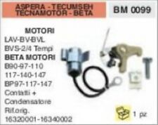 16320001 CONTATTI PUNTINE + CONDENSATORE MOTORE BETA B 90 97 110 117 140 147