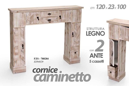 Cornice consolle camino - cornice,