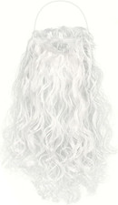 Barba Di Babbo Natale Realistica 40 Cm - Accessorio per Costume Natalizio, Legge