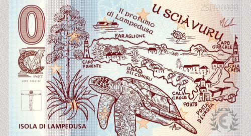 Banconota euro zerosouvenir - banconota, 0