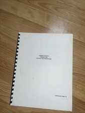 Conrad Johnson Premier due valvole preamplificatore manuale proprietario originale