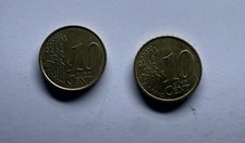 Lotto monete 10 centesimi di