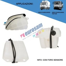SERBATOIO VASCHETTA ACQUA RADIATORE PER IVECO EUROCARGO E TECTOR C/FORO SENSORE