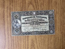 BANCONOTA BANQUE NATIONAL