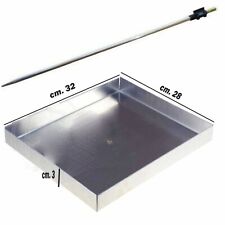 SERBIDORA ALLUMINIO CON PALETTO REGOLABILE PESCA PIATTO SURF PORTA ESCHE MARE