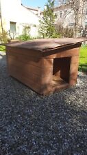 casetta per cane medio h 70 cm, larghezza 80 cm, lunghezza 120 cm in legno usata