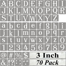 Stencil per lettere alfabeto - , 3