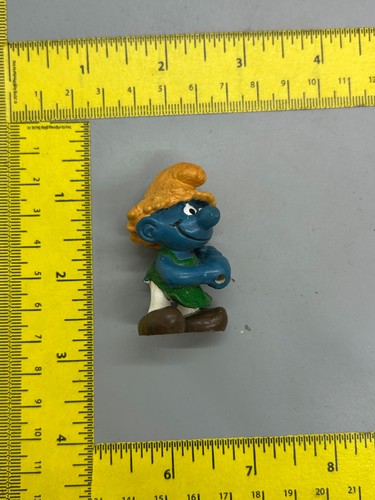 Figurina puffo contadino - puffo,