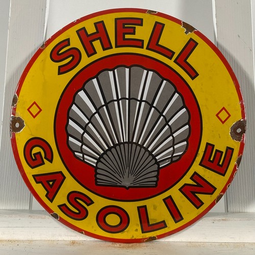 Shell insegna pubblicitaria - shell,