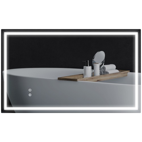 Homcom specchio per - specchio, bagno