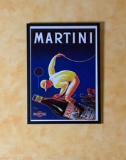 Poster Pubblicitario Con cornice Martini "Jockey”