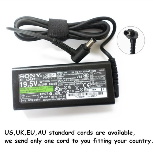 Genuine charger for sony - genuine, vaio