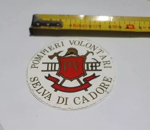 Adesivo pompieri volontari - adesivo,