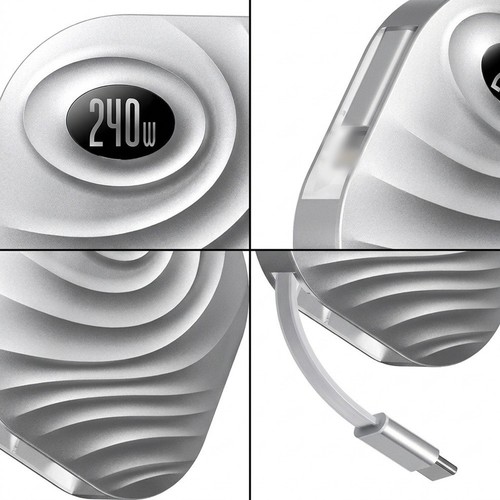 Cavo usb retrattile 240w - c,