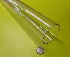 Tubo/tubo trasparente tondo in