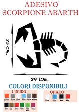 Adesivo scorpione ABARTH fiat