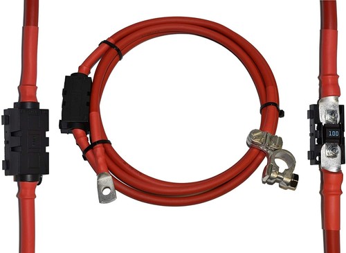 Cavo batteria rosso - , mm²