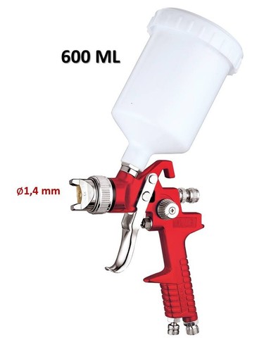 Pistola spruzzo hvlp 600ml - spruzzo,