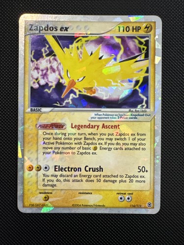 Zapdos 116 112 firered - ex, 116/112