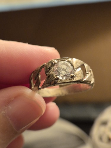 Anello uomo vintage - , solitario