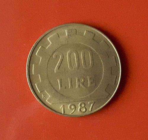200 lire 1987 errore - 200,