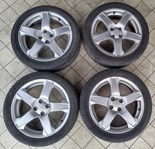 SET KIT RUOTE CERCHI IN LEGA COMPLETI CHEVROLET AVEO 2011-2015 DISCO 17