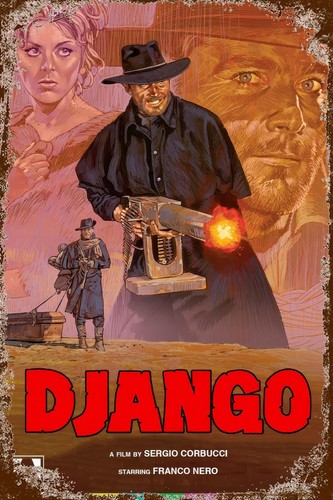 Targa latta retrò - targa, django