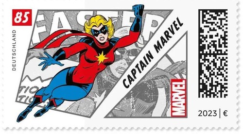 Francobollo marvel captain - francobollo,