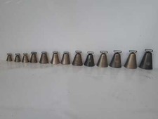 Campane in ottone numerate per